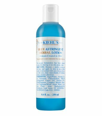 Pori dilatati: 5 consigli di bellezza uomo: Kiehl's Blue Astringent Herbal Lotion